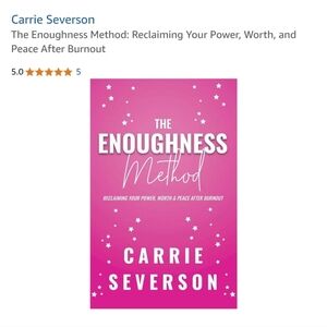 NWT The Enoughness Method Reclaim Your Power and Worth Book